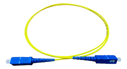 Jumper Fibra Óptica Sc-sc Upc Monomodo Simplex 1mts Paq 5pz.