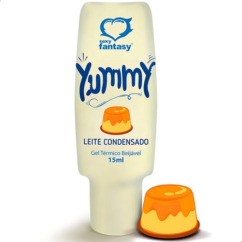 Gel térmico Yummy Kissable Oral Sex Delicia Pleasure Flavors sabor a leche condensada