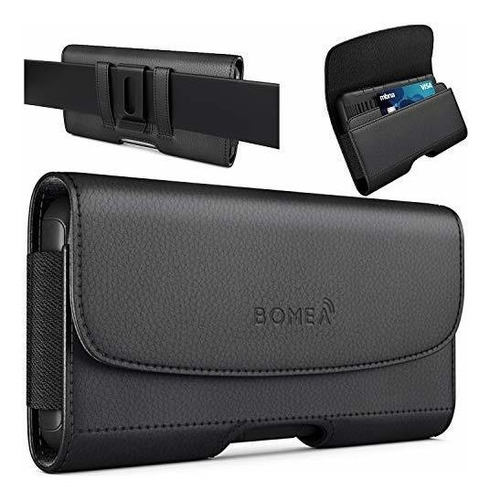 Bomea Estuche Para iPhone 8 Case 6 7 Hecha Cuero Soporte