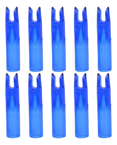 50 Piezas De Colas De Flecha Azules Para Caza Con Eje De 6 M