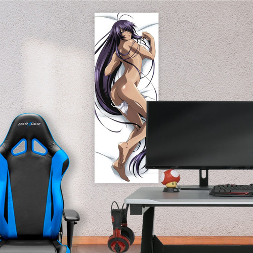 Cuadro Grande 30x80 Cm Ikkitousen Unchou Cama Animeras