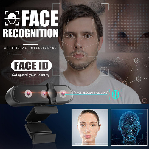 2560p Câmera Web Webcam Com Microfone Olhos Qhd 2k Usb