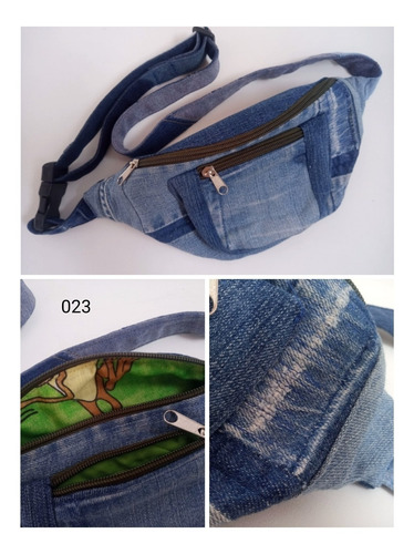 Imagen 3 de 6 de Riñonera De Jean Reciclado