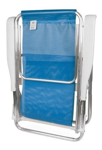 Imagen 3 de 7 de Reposera Silla Mor 8 Posiciones En Aluminio Durable