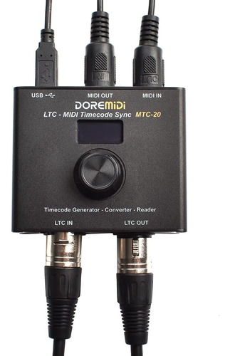 Dispositivo Doremiti Ltc-midi Timecode Sync (mtc-20) For Y