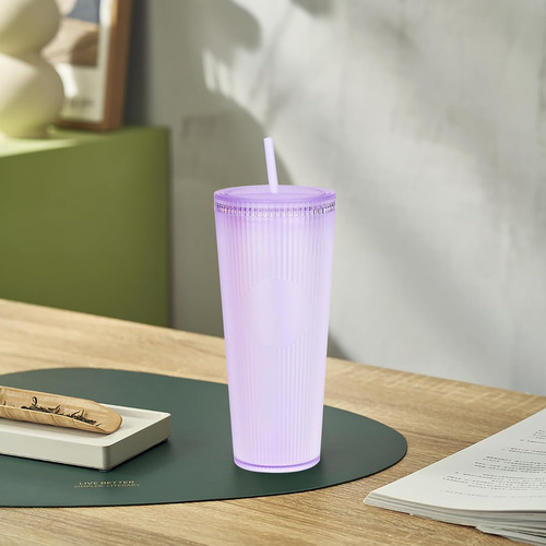 Ankeli - Vasos De Plástico Reutilizables De 24 Oz Con Tapas