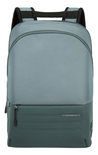 Mochila Samsonite Stackd Biz Forest Mediana Color Verde