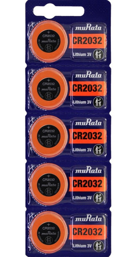 10 X Pilas Boton Cr2032 Sony / Murata 2032 San Martin