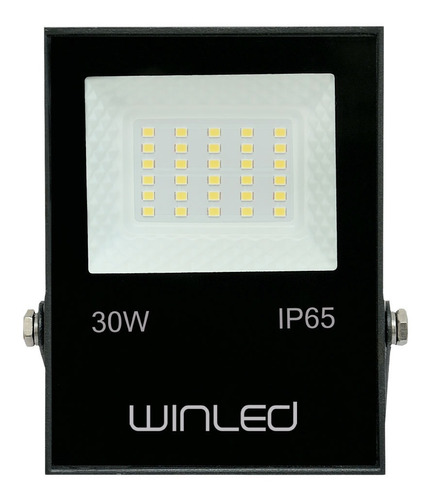 Reflector Slim Led 30w Smd Blanco Frio Exterior Winled Wre-0