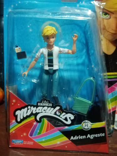 Figura Adrien Agreste De La Serie Miraculous Ladybug (Usado)