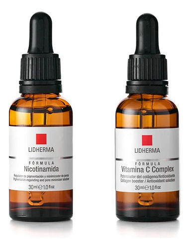 Nicotinamida + Vitamina C Complex Antiage Afirmante Lidherma