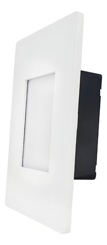 Luminária Balizador Embutir 4x2 Parede M3012 Branco 110v/220v