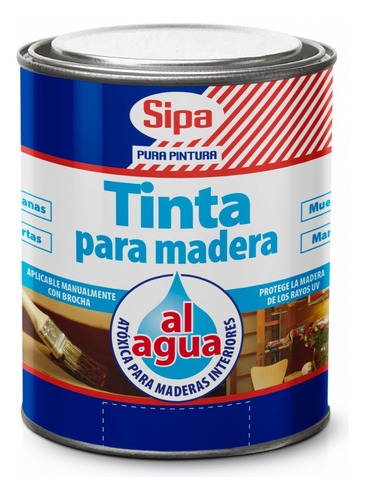 Tinta Para Madera Sipa 1/4 Galon Outlet Roble Claro