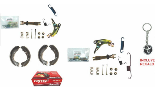 Balatas Traseras + 2 Kit Freno Tambor Hiace 2011 12 13 14 15