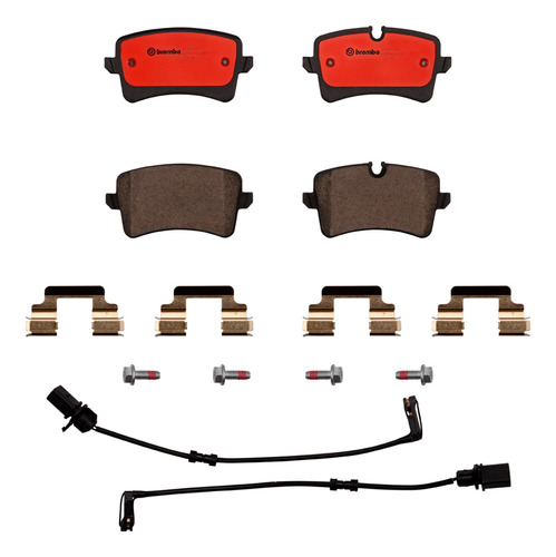Balatas Brembo Audi A8 Quattro 2011 A 2017 Cerámica Trasero