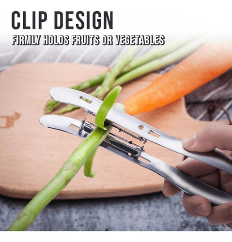 ! El Pelador De Verduras De Doble Cara For Pelar Espárragos