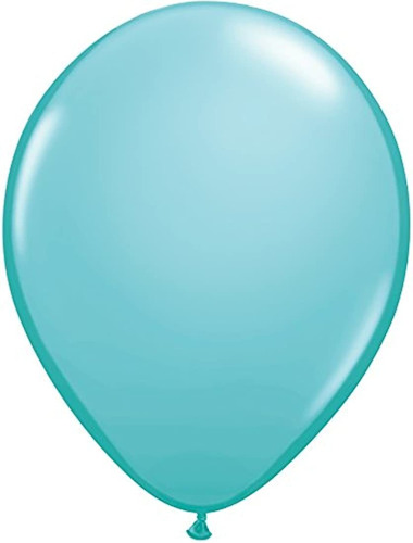 Globos De Látex (azul Caribe, 11-inch, 100 unidades)