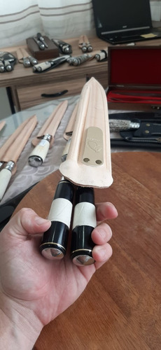 Kit Faca Artesanal Gaúcha Para Churrasco - Aço Inox 12'