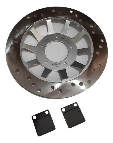 Disco Freio Dianteiro Cg150 Esd Ate 08 + Past De Freio