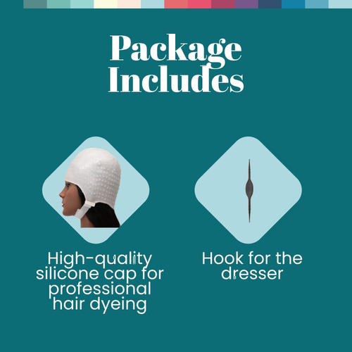Dompel Gorro De Silicona Para El Cabello | Gorra De Silicona