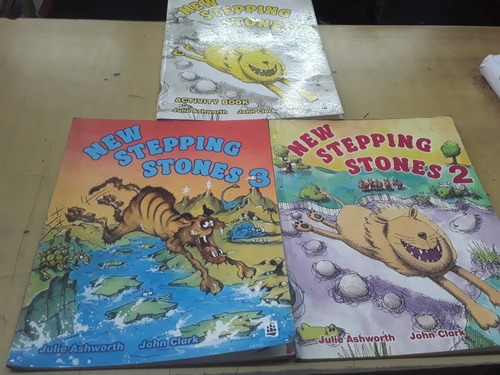 Libros De Inglés - New Stepping Stones 2 Y 3 Lote X3 Titulos (Usado)