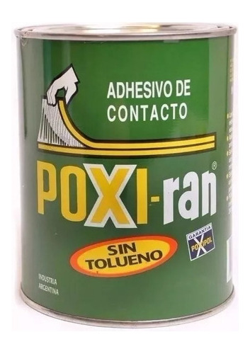 Poxi-ran Adhesivo De Contacto Poxiran Lata 850 Grs Mm