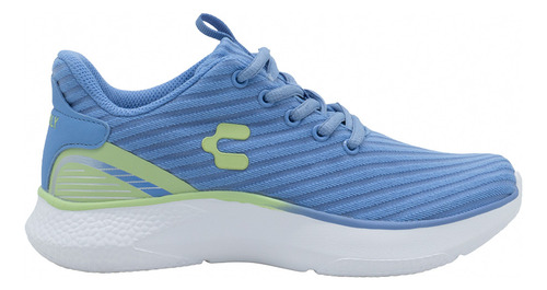 Tenis Charly Para Dama Walking Relax Suela Eva Color Azul