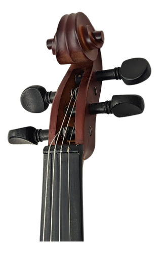 Kit Violino Konig Fosco 4/4 Estojo Espaleira Afinador Breu