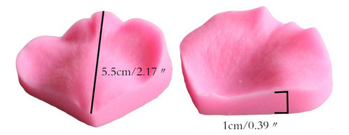 Moldes De Fondant De Silicona De Veteado De Flor De Goma Par