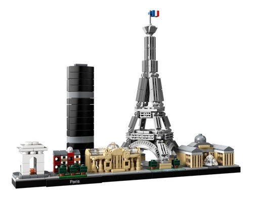 Set de construcción Lego Architecture Paris 649 piezas  en  caja