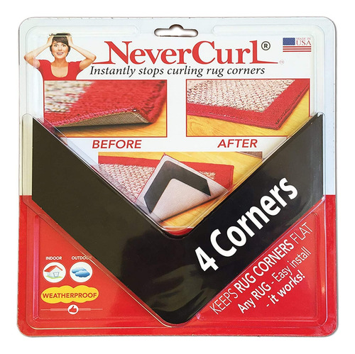 Nevercurl Adhesivo Para Aflombras Que Evita Que Se Enrollen