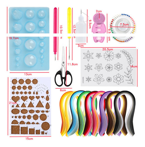 Tiras De Papel Kit De Herramientas Para Filigranas Regalo De