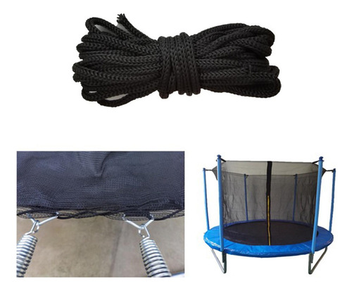 4x Cuerdas De Repuesto Para Red De Trampolín, Malla Tejida