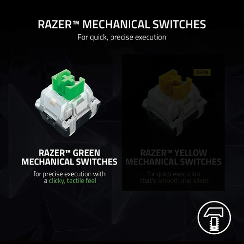 Imagen 2 de 8 de Teclado Mecanico Gamer Razer Blackwidow V3 Pro Wireless