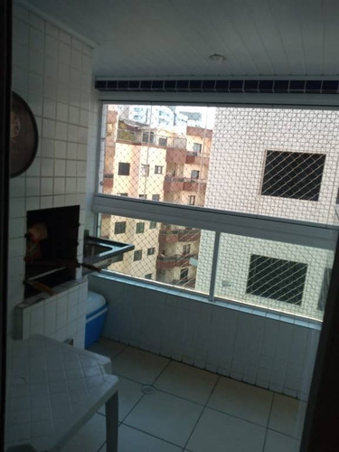 Imagem 11 de 20 de Apartamento 2 Dormitóriosvista Mar - Varanda Gourmet - Ocian - Wb00338ws