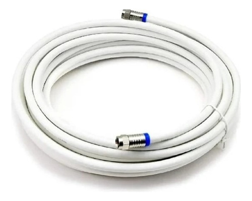 Cable Coaxial Rg6 Tv Cable Satelital 3 Metros Con Conectores