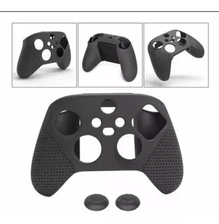 Capa Case Silicone Para Controle Xbox Séries X S + 2 Grips