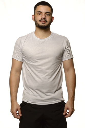 Camiseta Masculina Básica Tshirt Treino Esporte Neesie Cinza