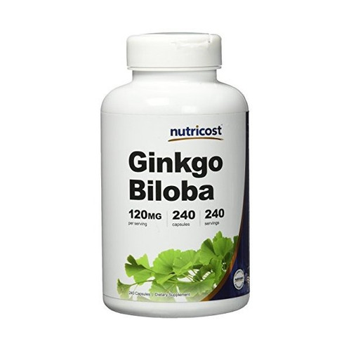 120 Mg Nutricost Ginkgo Biloba; 240 Cápsulas