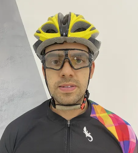 Kit de gafas de ciclismo para mujer UV400 color transparente