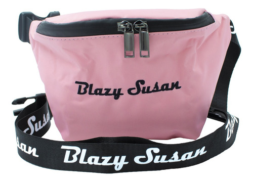 Cangurera Blazy Susan Blazy Brands Color Rosa Diseño De La Tela Liso