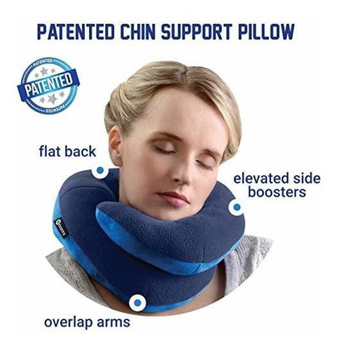 Bcozzy Chin Supporting Patentado Almohada