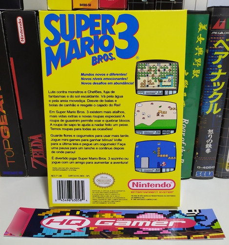 Super Mario Bros. 3 - Box Traduzida (nes)