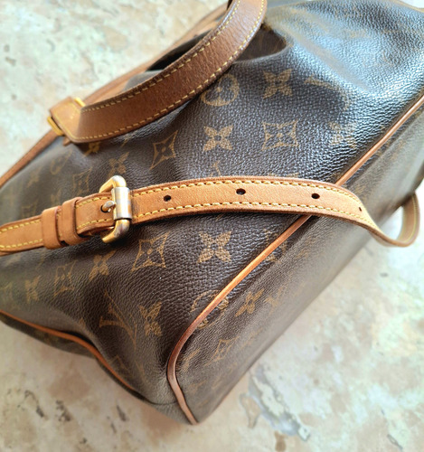 Bolsa Louis Vuitton Palermo Mm - Original - Com Alça Longa Marrom-escuro (Usado)