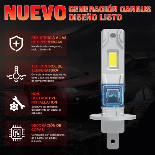 12000lm Faros Led Y Antiniebla Para Kia Sorento 2007-2009