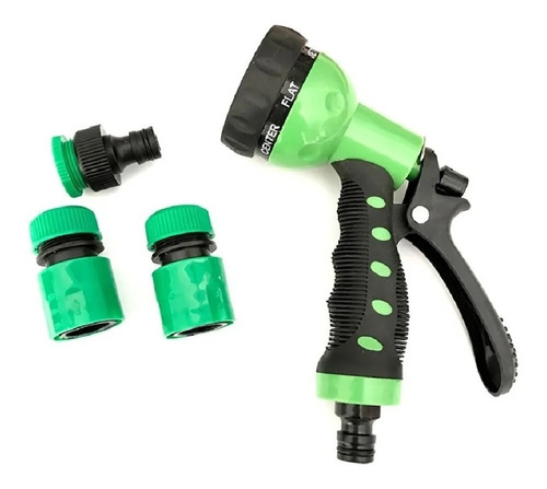 Kit Riego Acople 1/2 Con Pistola Agua P/jardin + Acoples