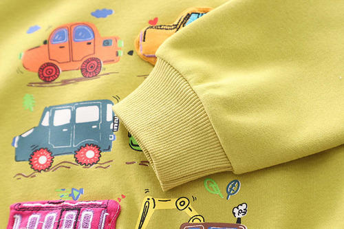 Sudadera LG 5003 Con Estampado De Coche Para Niños Pequeños