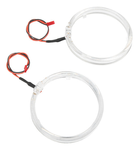 Luz De Ojos De Ángel Para Coche, 2 Unidades, Anillos Led Roj