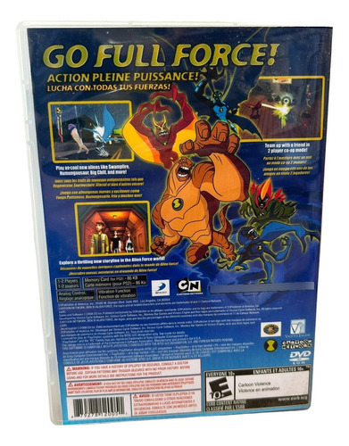 Ben 10 Alien Force Play2 Com Capa E Pôster Ps2