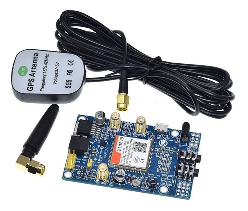 Modulo Sim808 Gsm Gprs Gps Con Antena Gps